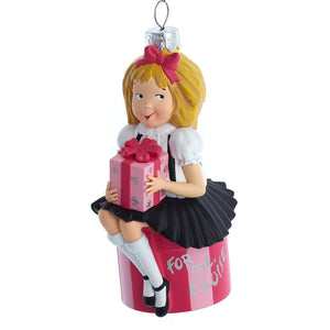 Kurt Adler Eloise At The Plaza Glass Ornament