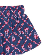 KatieJ Farrah Shorts, Sailboat Trellis Floral