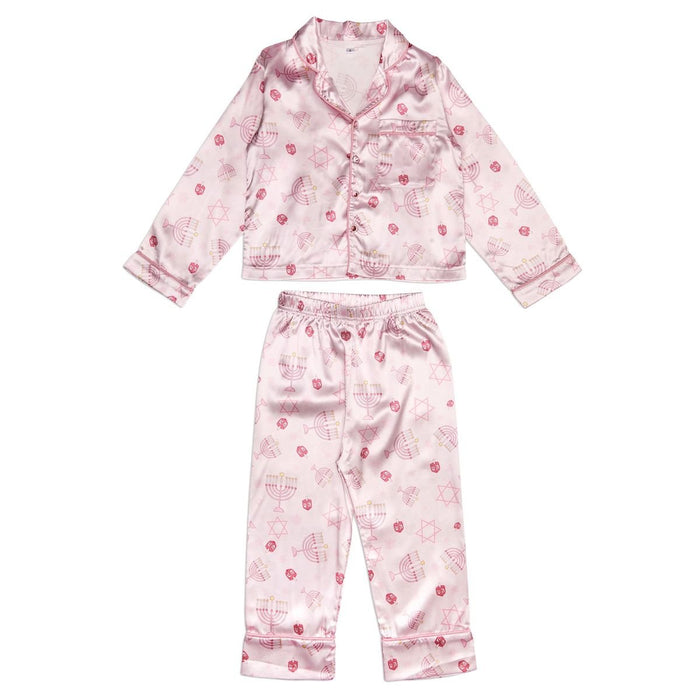 Mini Dreamers Hanukkah Silky Pajamas Set