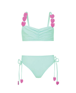 PQ Swim Aqua Hearts Bikini