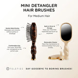 Teleties Mini Detangler Hair Brush for Medium Hair