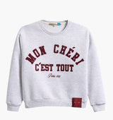 Vintage Havana Mon Cheri C'est Tout Comfort Fleece Crew