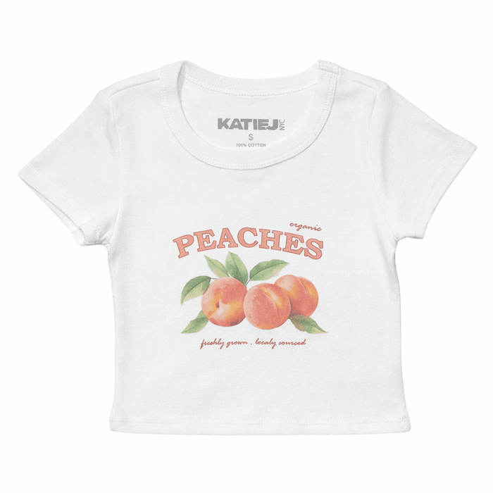 KatieJ Peaches Graphic T-Shirt