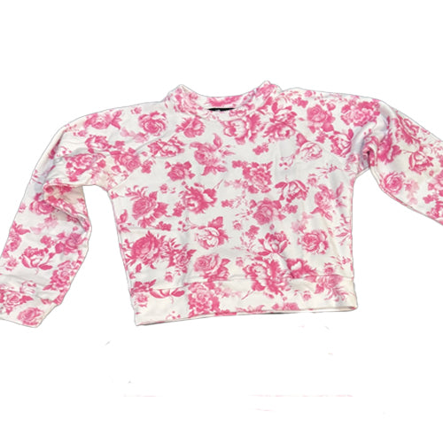 fbz Pink Toile Raglan Long Sleeve