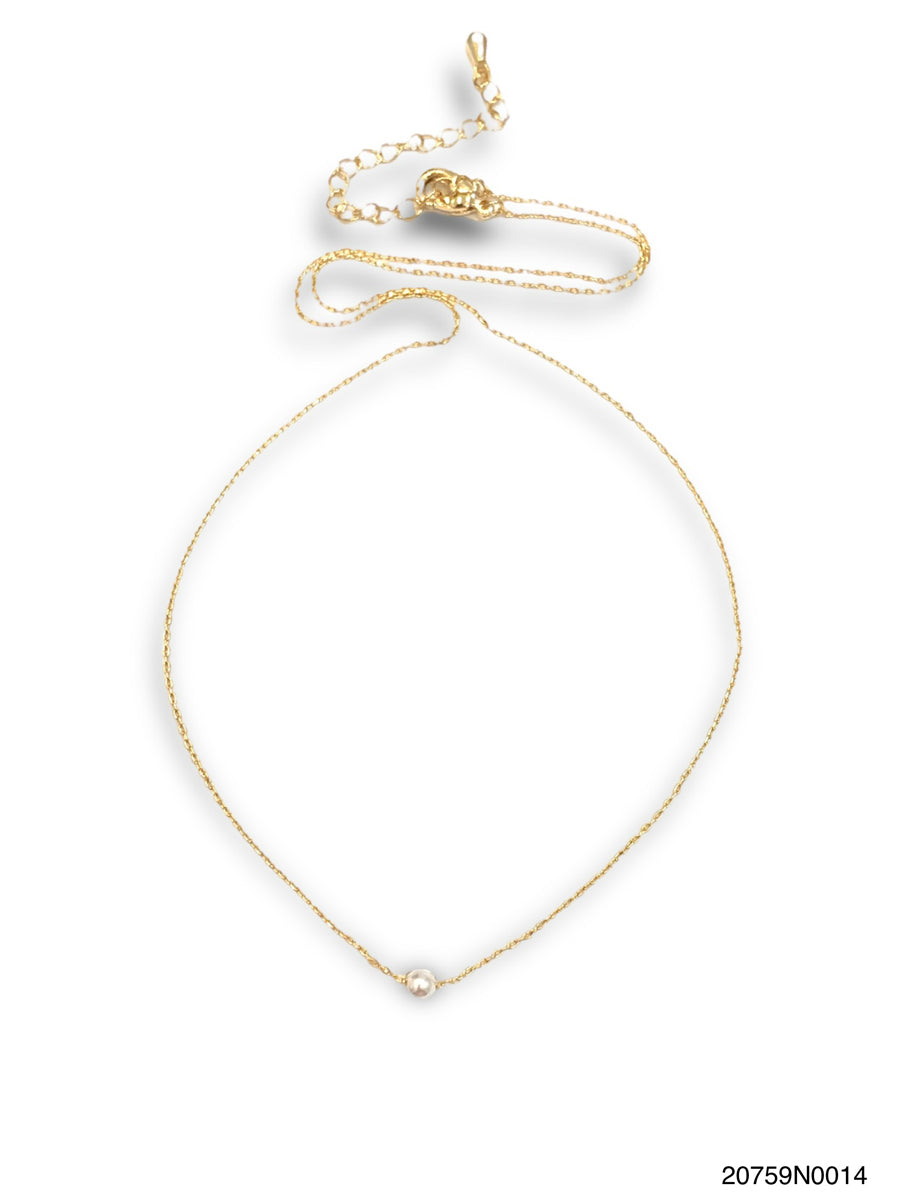 Clara Petite Pearl Necklace