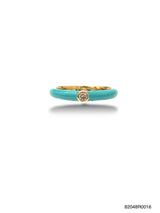 Zoe Enambel Single CZ Ring