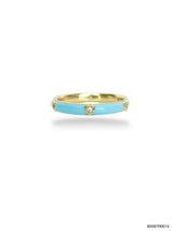 Zoe Enambel Single CZ Ring