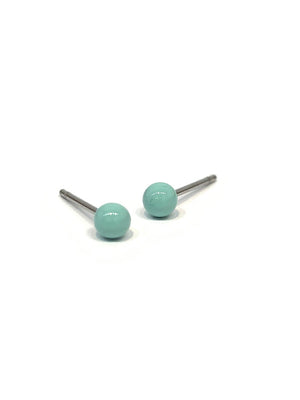 Zoe Enamel Ball Post Earrings