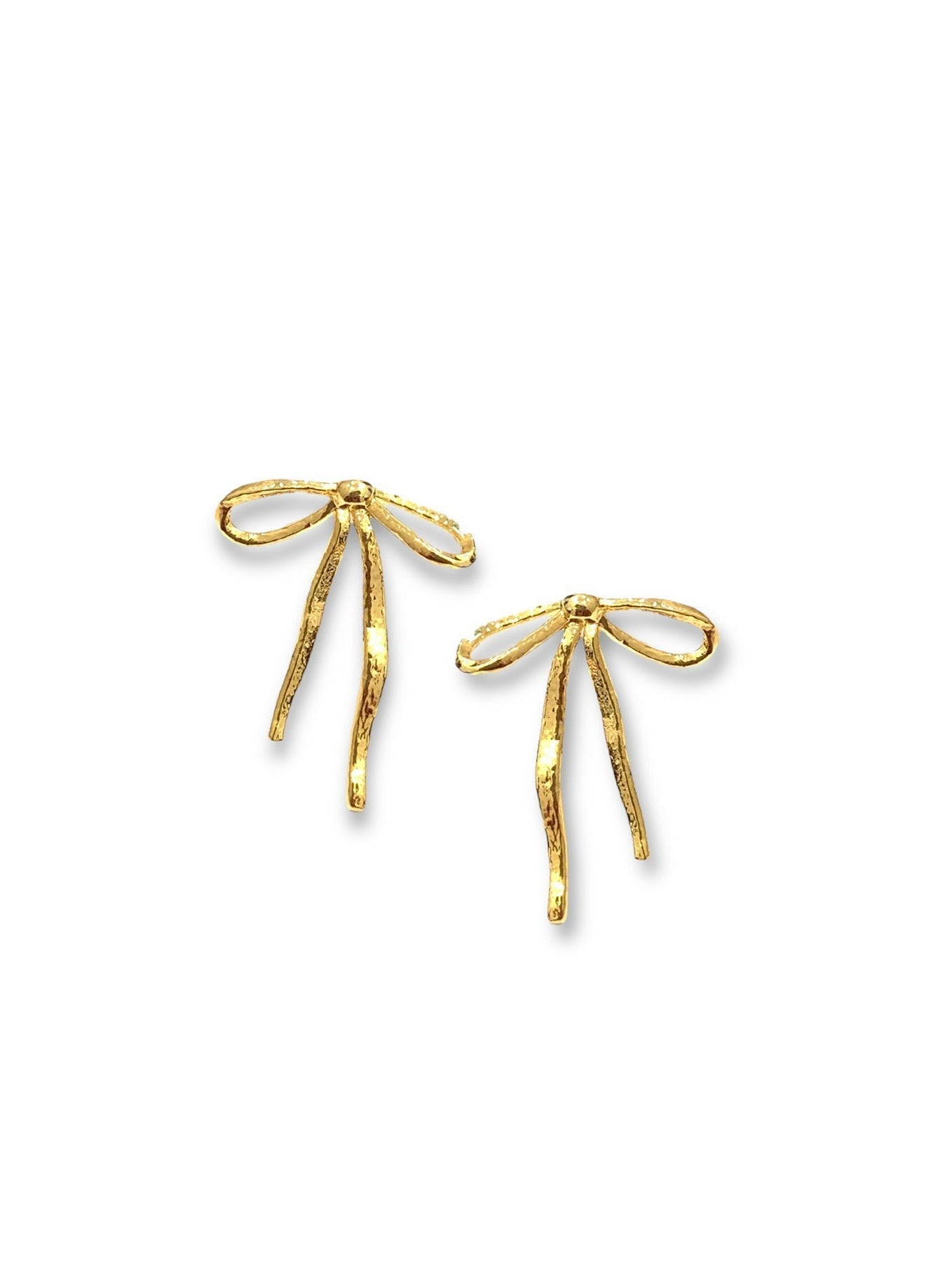 Bella Relaxed Bow Stud Earrings