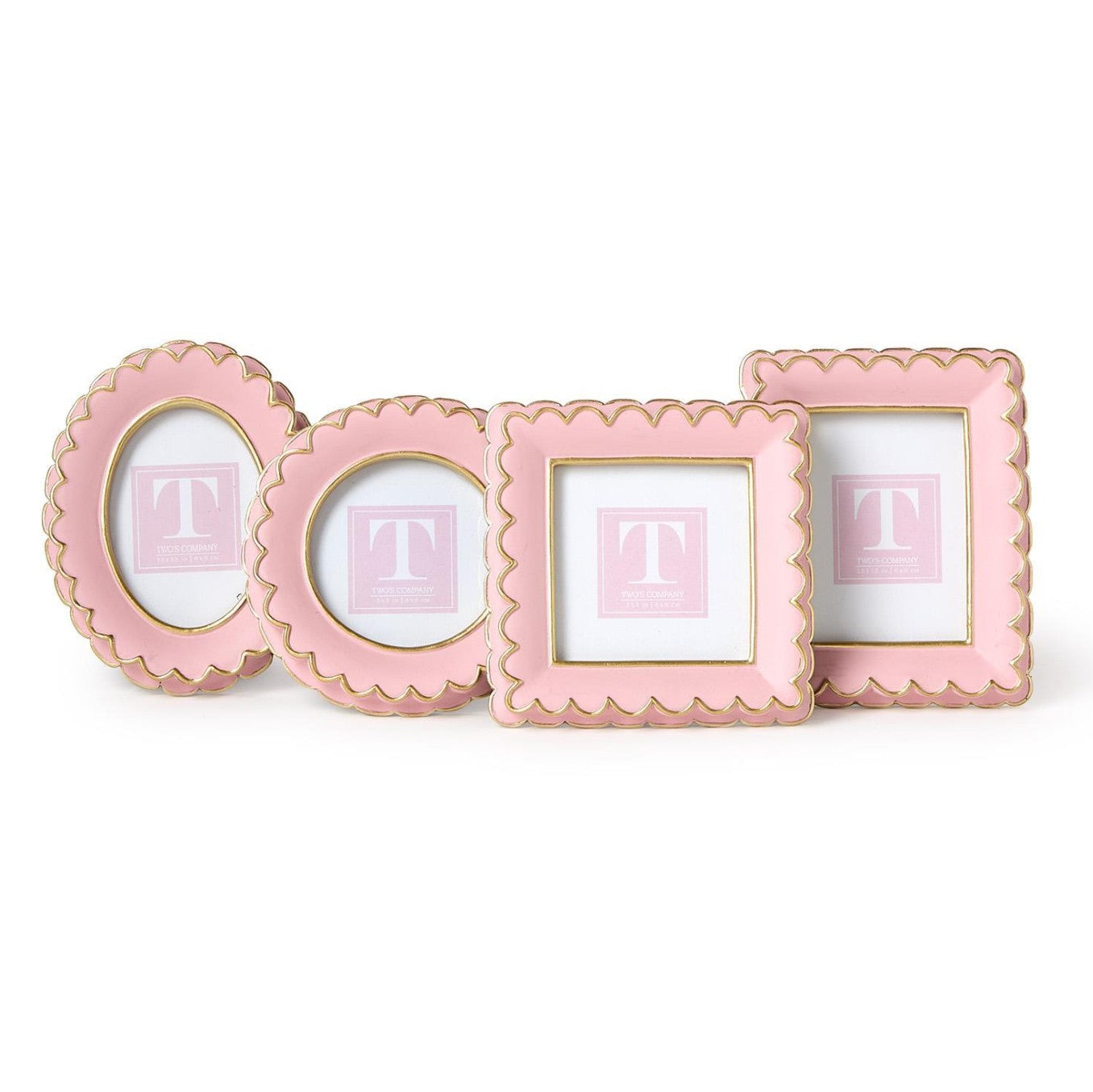Pink Scalloped Mini Frame