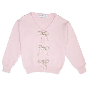 Mini Dreamers Shaylee Bow Cardigan Sweater