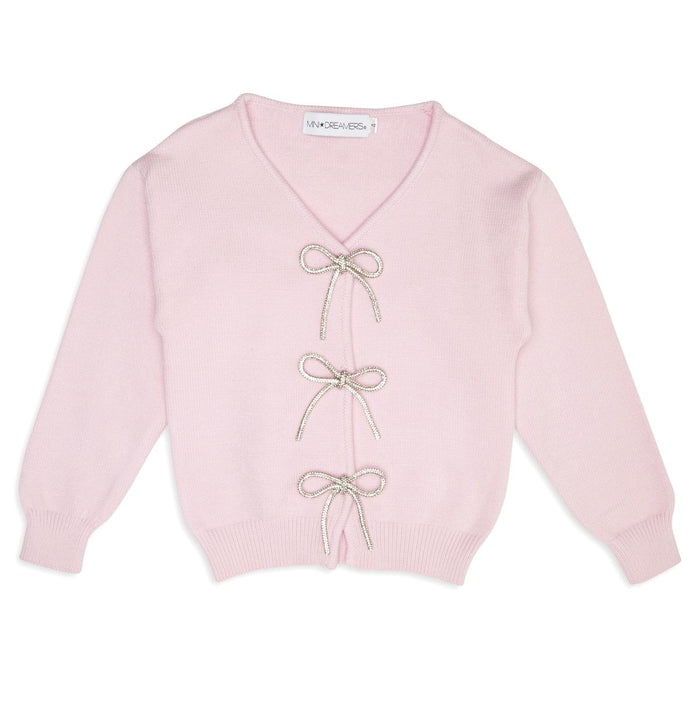 Mini Dreamers Shaylee Bow Cardigan Sweater