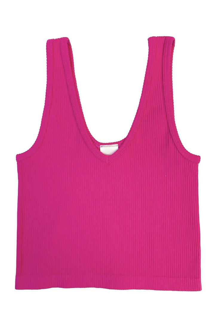 Suzette Teen Ribbed Seamless V Neck Brami