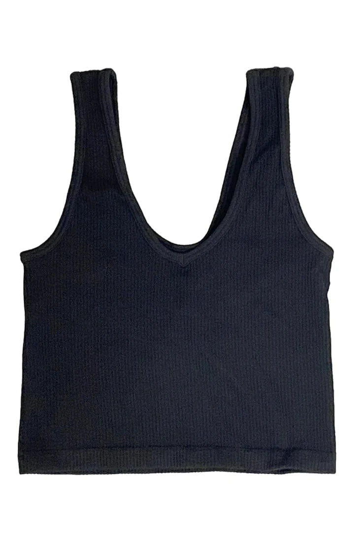 Suzette Teen Ribbed Seamless V Neck Brami