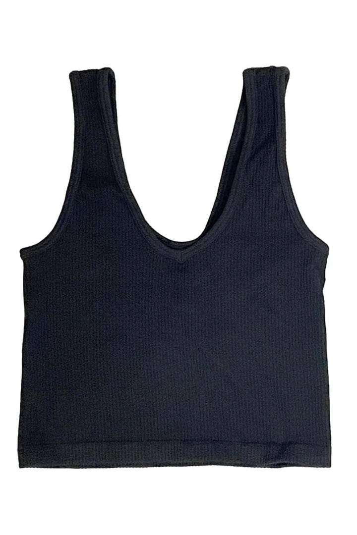 Suzette Teen Ribbed Seamless V Neck Brami