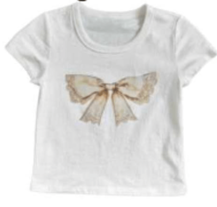 KatieJ Vintage Bow Graphic Tee