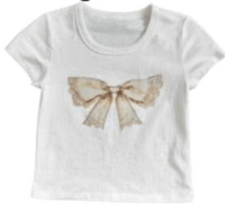 KatieJ Vintage Bow Graphic Tee