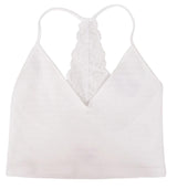 Suzette Tween Smocked Bralette with Lace